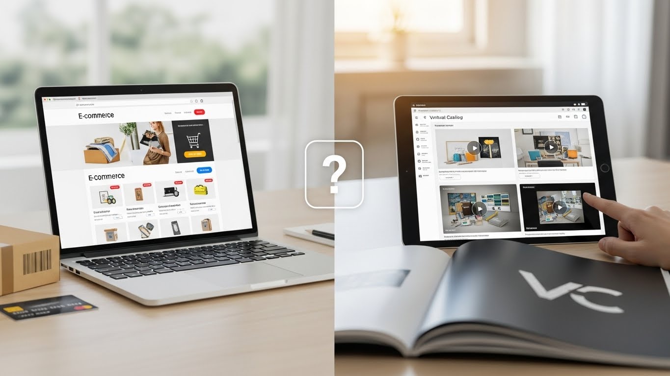 E-commerce ou Catálogo Virtual: Qual a melhor opção para começar?